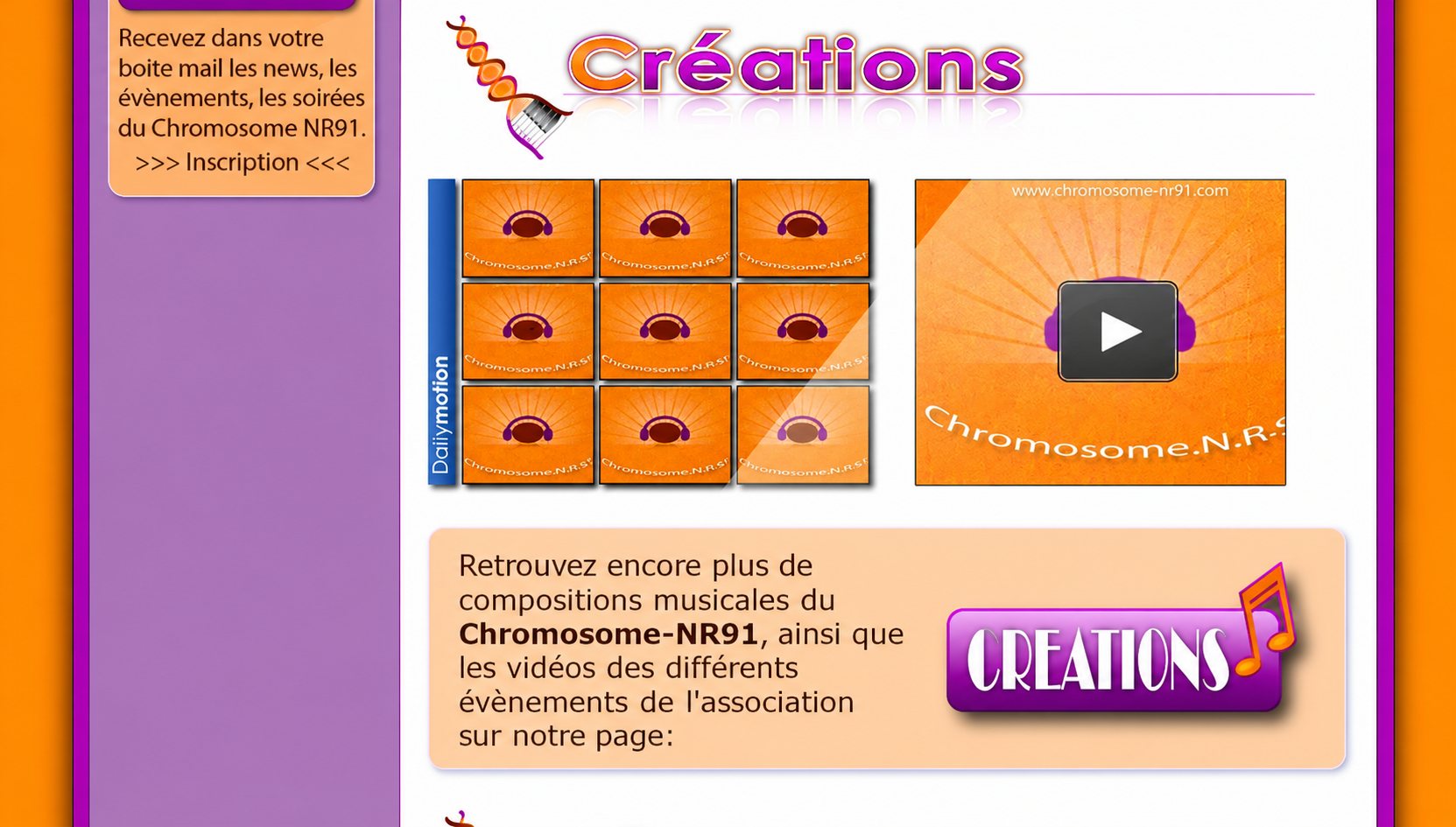 Chromosome.N.R.91 : capture du site, vue 3