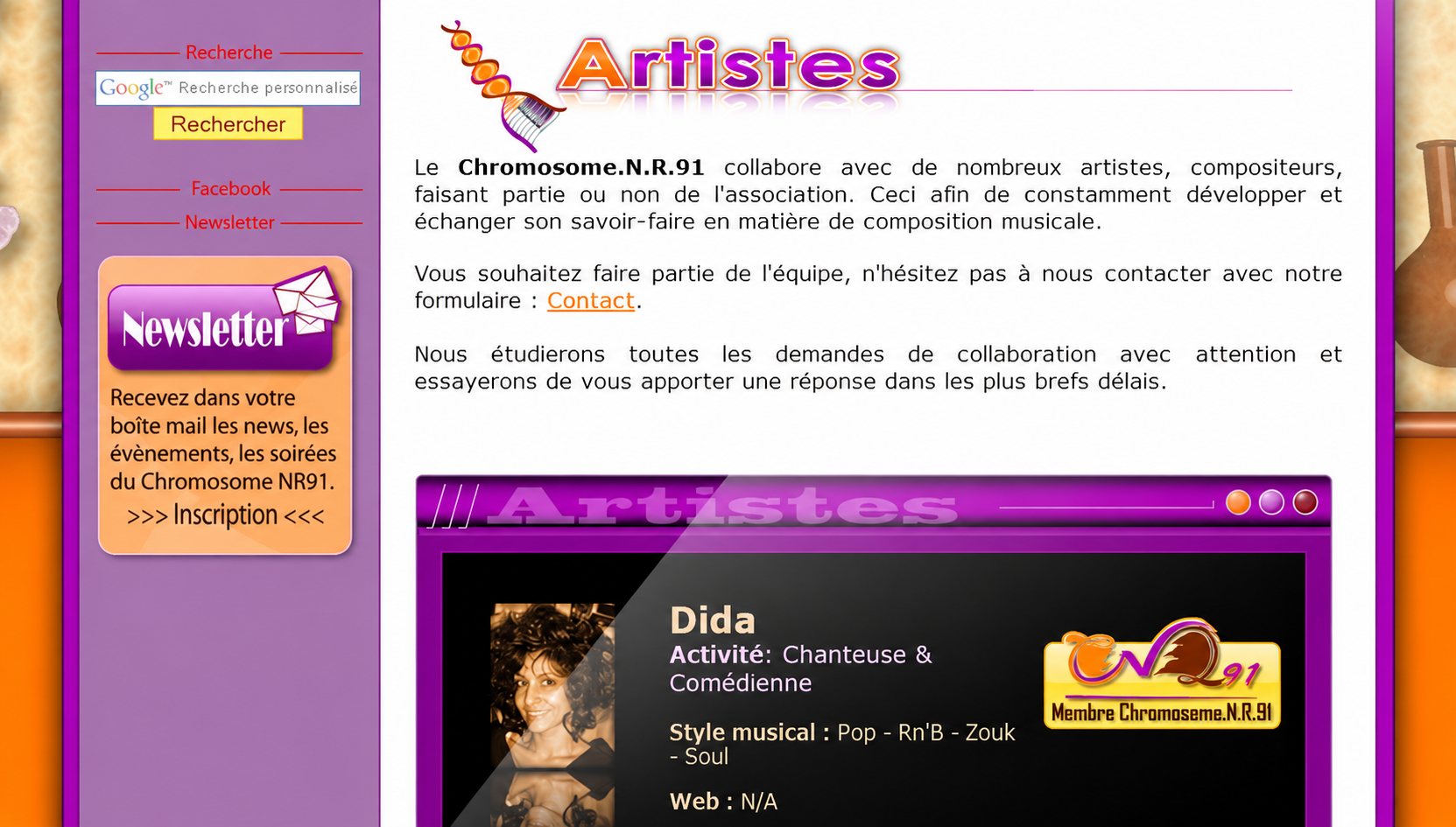 Chromosome.N.R.91 : capture du site, vue 4
