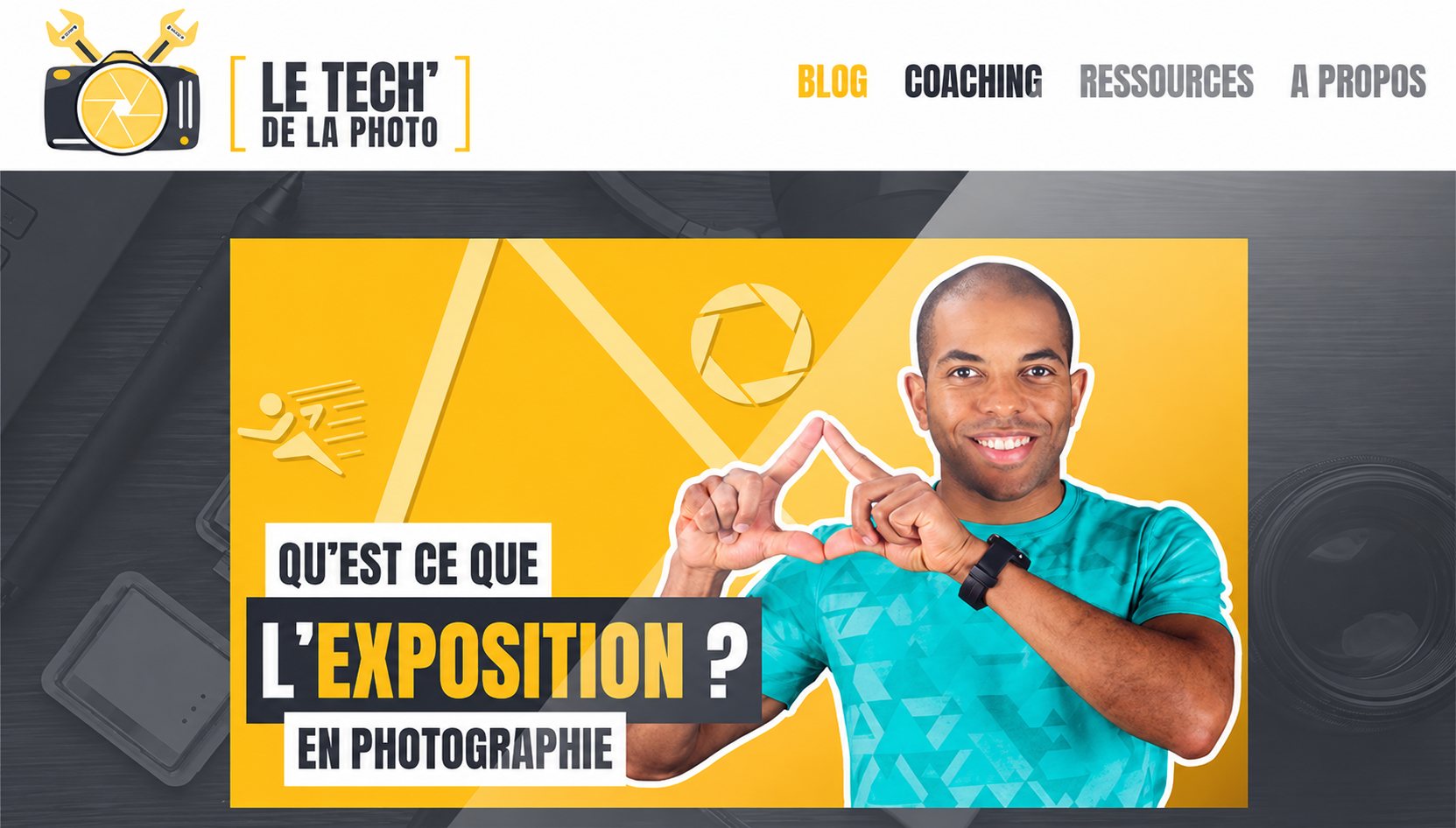 Le Tech' de la Photo : capture du site, vue 3